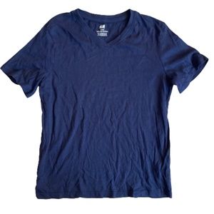 H&M Organic Cotton kids v neck t shirt short sleeve